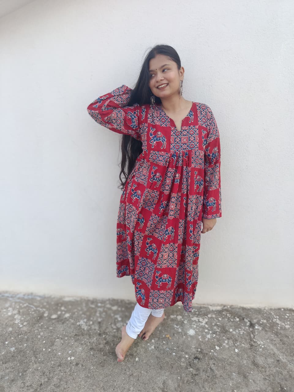 Rajasthani Rangrez Kurti