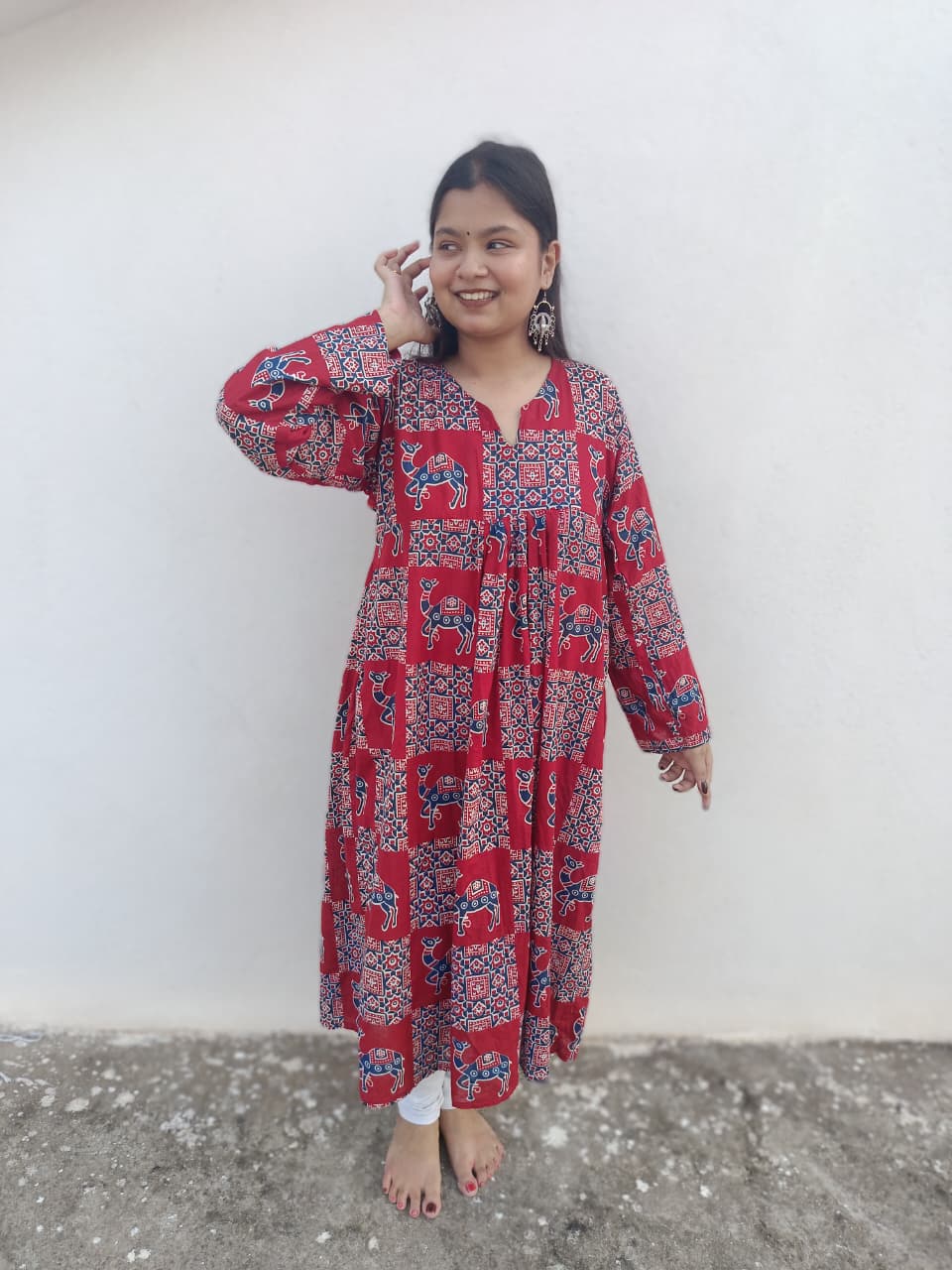 Rajasthani Rangrez Kurti